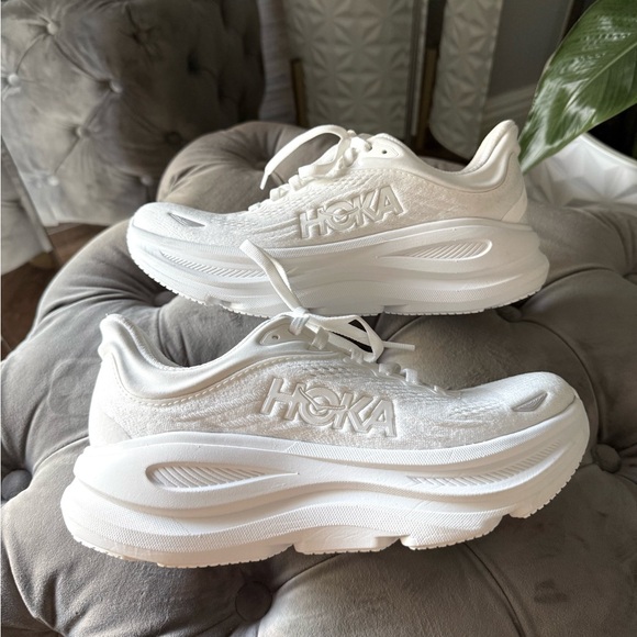 Hoka Shoes - Hoka Bondi 9 Women's White Sneakers